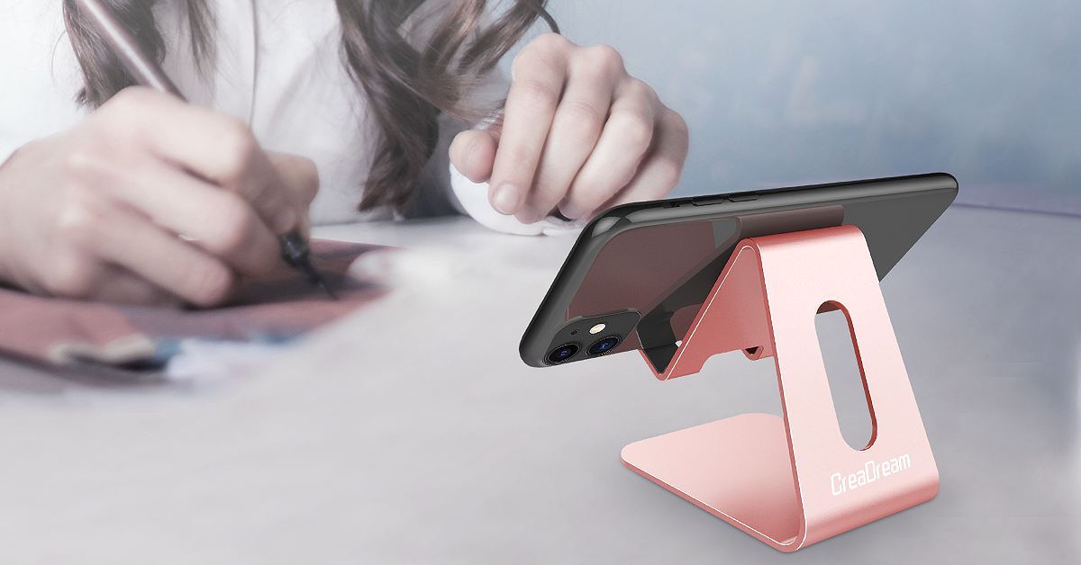 Amazon.com: CreaDream Cell Phone Stand, Cradle, Holder, Aluminum
